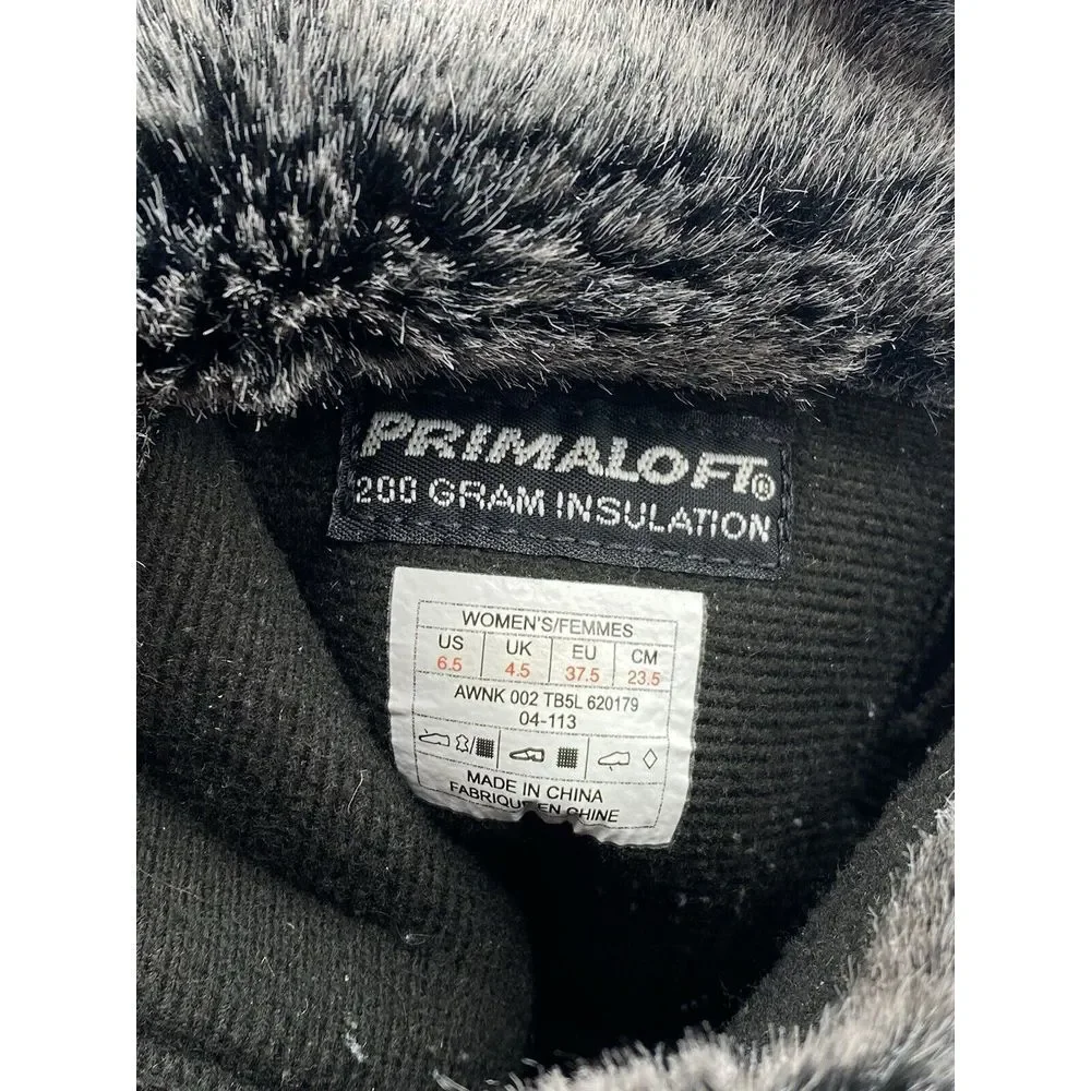 The North Face Women's Suede Primaloft 200 Insulted Mid‎ Calf Boots Black 6.5